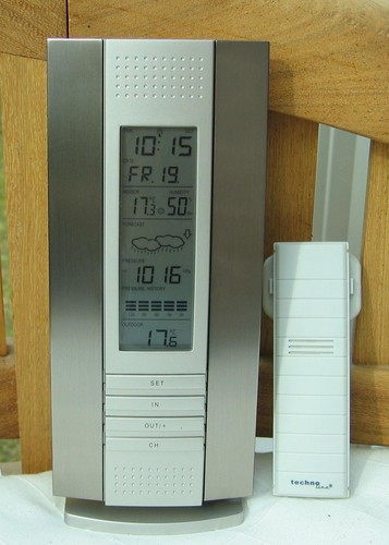 Edle alu wetterstation 7394 - alu,
