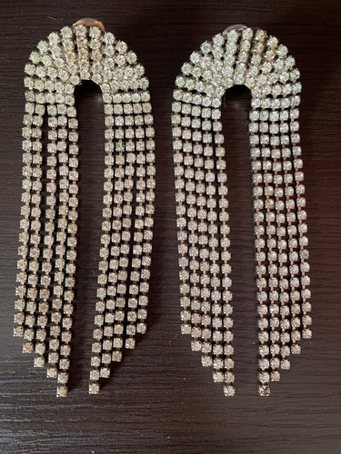Grosse strass ohrringe - strass,