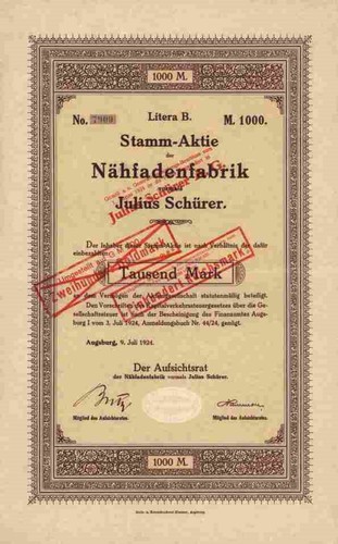 Nähfadenfabrik julius - nähfadenfabrik,