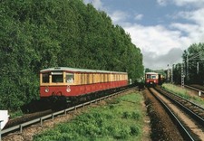 Postkarte :  BERLIN   S-Bahn BR 475  am Bahnhof  PLÄNTERWALD