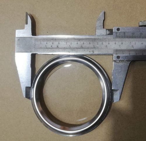 Chromring glas 65mm mit rand - glas,