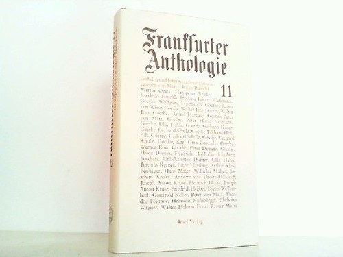 Frankfurter anthologie - frankfurter,