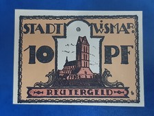 WISMAR REUTERGELD NOTGELD 10
