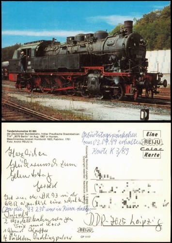 Tenderlokomotive 985 der - 985,