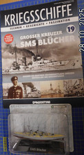 Die Cast DeAgostini 1:1250 Kriegsschiffe: Großer Kreuzer SMS Blücher mit Heft