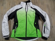 UNLICENSED schöne clima tex Skijacke grün schwarz weiß Ombre Gr. 36 TOP DI1117