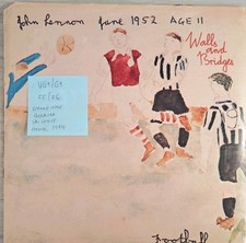 John Lennon Walls And Bridges Vinyl Record VG+/G+ PCTC 253 1974
