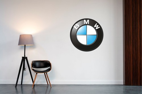 Bmw logo 100cm wandaufkleber - bmw,