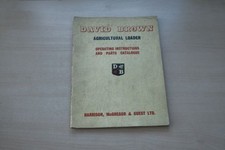 193154) David Brown Schlepper Ersatzteilliste 196?