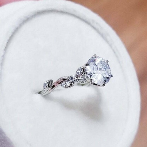 20kt rund diamant damen - 2,20kt,