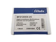 Eltako MFZ12DDX-UC Multifunktions-Zeitrelais,18 Funktionen, 1 Wechsler 