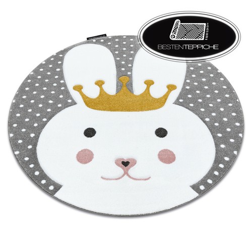 Modern rugs petit circle bunny - rugs,