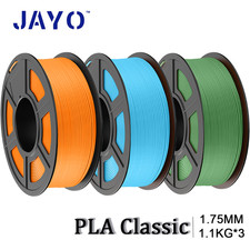 JAYO 3,3KG 3D Drucker Filament PLA Classic 1,1KG/SET 1,75mm Überlegene Zähigkeit