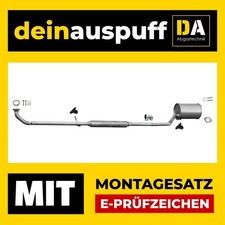 Mittelschalldämpfer für