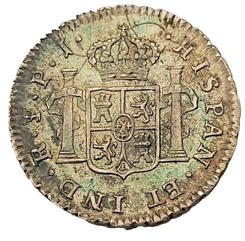 Spanien 1823 potosi silber - 1823,