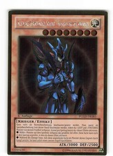 Yugioh SCHWARZ GLÄNZENDER SOLDAT - GESANDTER DES ANFANGS , pgld-de085 Gold Rare