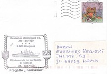 Schiffspost Fregatte Karlsruhe