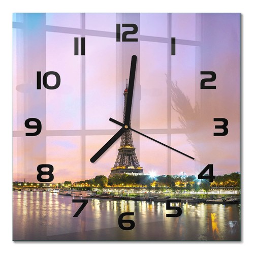 Quadratische glasuhr wanduhr - quadratische,