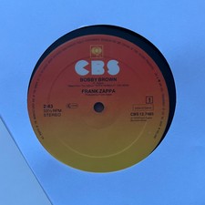 Frank Zappa - Bobby Brown / Baby Snakes Vinyl Single CBS 12.7485