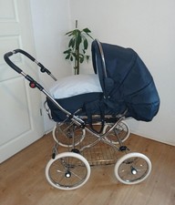 Hesba Condor Coupe Kinderwagen Kombi Retro marine Fachhändler, made in Germany