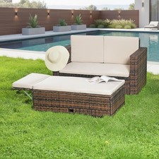 Lounge Gartenmöbel Sofa Bank