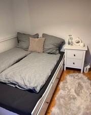 IKEA HEMNES (TAGES)BETT 80x200 mit zwei Matratzen und drei Schubladen
