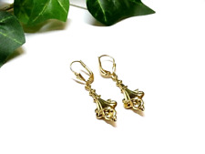 1939 Gold 750 GG Ohrringe - Biedermeier um 1840