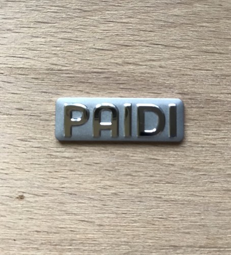 Paidi möbel schild - paidi, schild,
