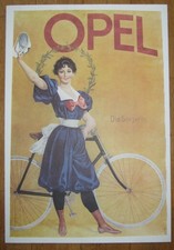 Opel Fahrräder Plakat "Die