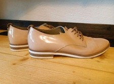 Maripe Damen Halb Schuhe Schnürer, Blau, Größe 39, Flach