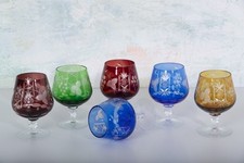 6 edle Kristall Römergläser