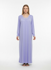 Damen Langes Nachthemd