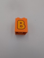 1x Lego Duplo Motiv Bau Stein