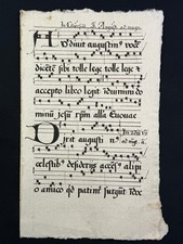 Antiphonar Handschrift auf Papier um 1500