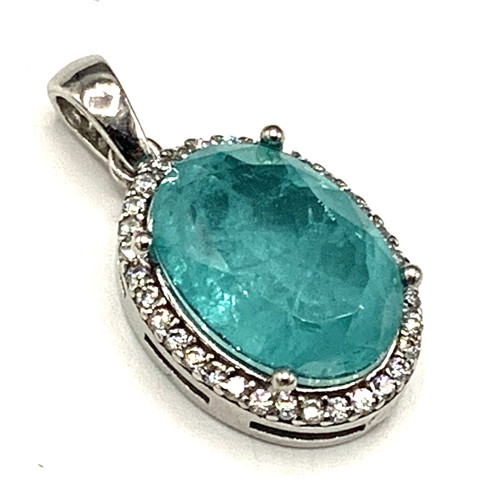 Anhänger paraiba turmalin - turmalin, &