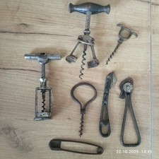 URALT ALT KORKENZIEHER DOSENÖFFNER EISEN 