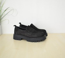 tolle Shaddy Slipper Gr. 39 Echtleder Halbschuhe mit Profilsohlen - NEUw.