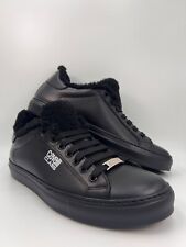 Cavalli Class Herren Schuhe EU 42 Leder schwarz Luxus / Sneaker sale komfort low