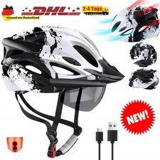 Fahrradhelm mit Visier -