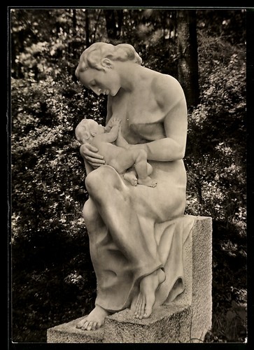 Skulptur mutter mit kind - mit, von