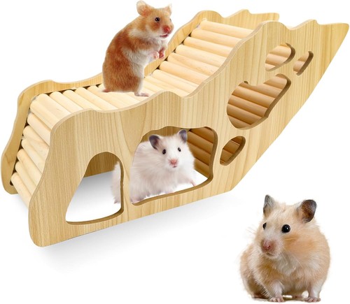 Hamsterhaus holz mit tunnel - hamsterhaus,