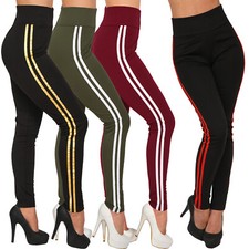 Damen Leggings High Waist Hose Treggings Jeggings Sporthose Yogahose