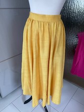 SEIDENROCK, zitronengelb, Gr. 40, gefüttert, VINTAGE ´