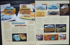 VW KÄFER + CITROEN ENTE von DINKY TOYS- ATLAS in 1-43... ein Modellbericht 1104m