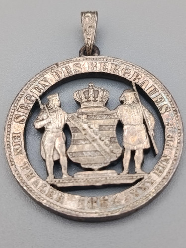 Historischer münz anhänger - historischer,