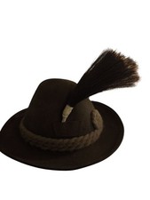 Gamsbart IMITAT Schwarz22cm