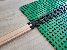 Brio Duplo Schienen, Schiene kompatibel mit Duploplatte und Holzeisenbahn Brio