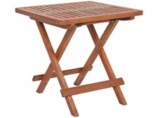 Gartentisch Los Angeles 980081, quadratisch, braun, 50 x 50 x 50 cm - A