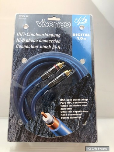 Vivanco hifi cinch audio - hifi, kabel