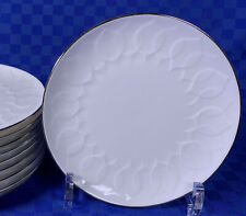 Dessertteller kl. Kuchenteller Ø 15cm Rosenthal Lotus weiß Platinband Platinrand